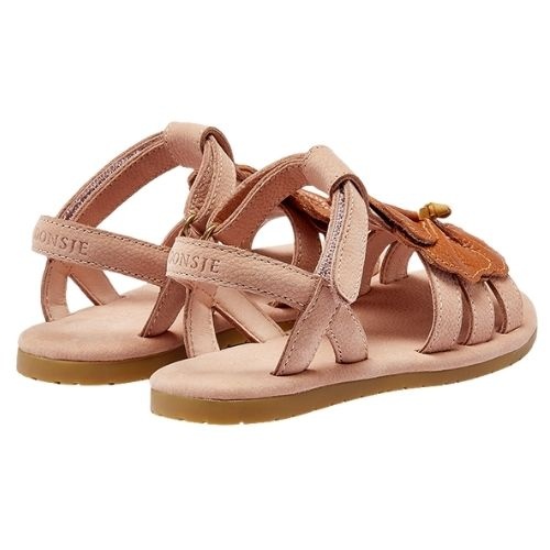 Donsje Amsterdam iles fields sandals hibiscus coral betting leather - sandalen-5