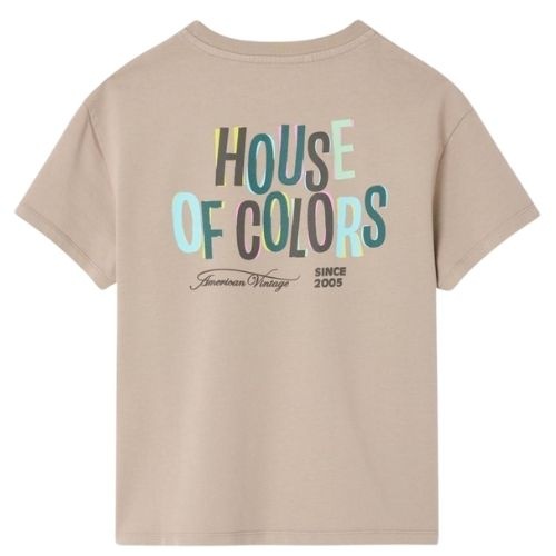 American Vintage fizvalley t-shirt imprime seigle vintage-2