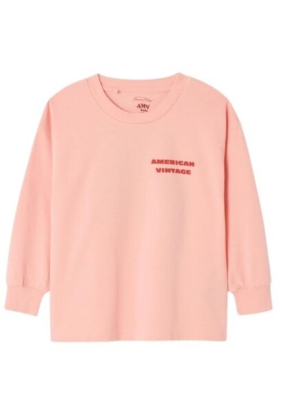 American Vintage fizvalley t-shirt imprime sorbet vintage longsleeve