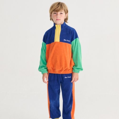 Bobo Choses color block zipped sweatshirt - trui-3