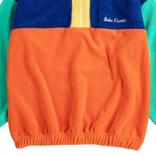 Bobo Choses color block zipped sweatshirt - trui-7