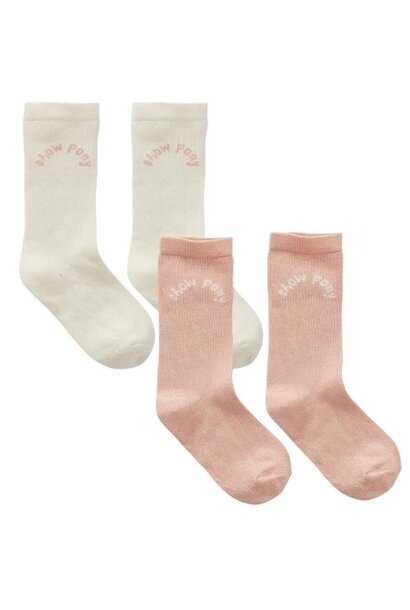 Sproet & Sproet socks 2-pack pink blush pink | sokken