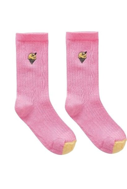 Sproet & Sproet socks ice cream pink podium pink | sokken
