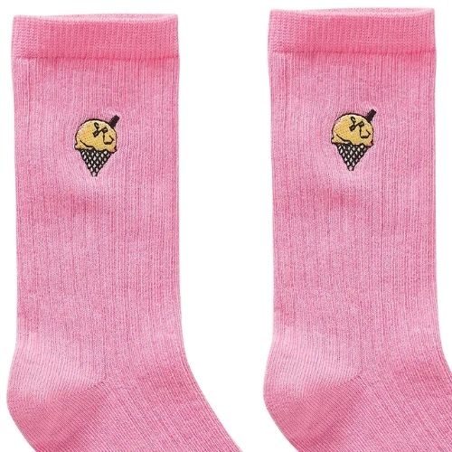 Sproet & Sproet socks ice cream pink podium pink | sokken-3