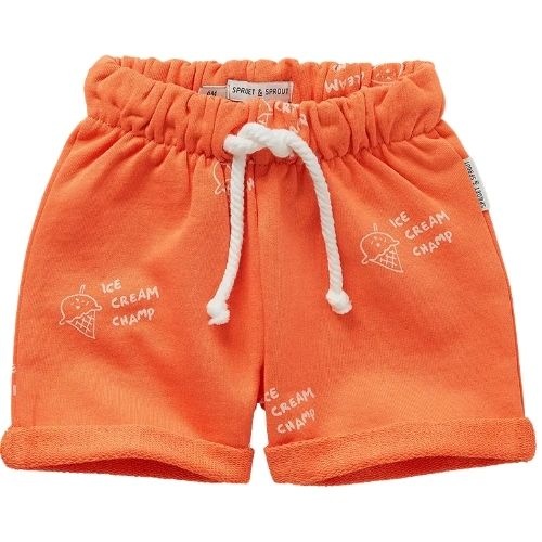 Sproet & Sproet baby boy shorts orange sprint | korte broek-1