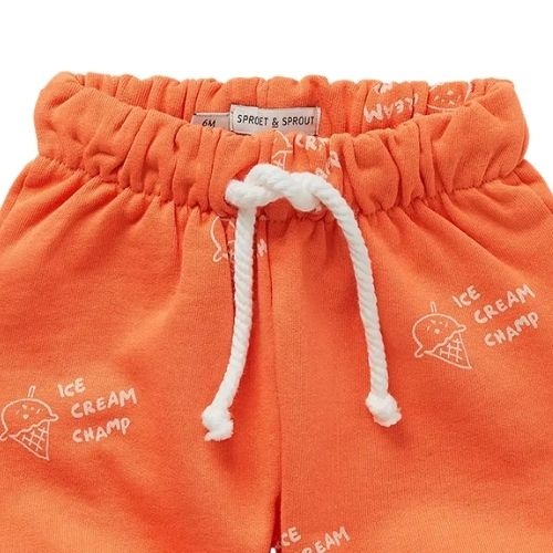 Sproet & Sproet baby boy shorts orange sprint | korte broek-4