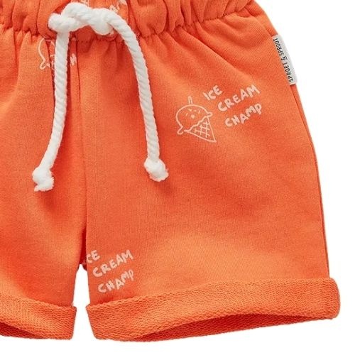 Sproet & Sproet baby boy shorts orange sprint | korte broek-5