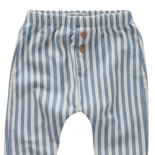 Sproet & Sproet baby loose sweatpants denim blue | broek-3