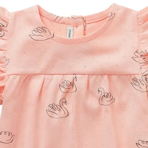 Sproet & Sproet baby ruffle top blush pink | shirt-2