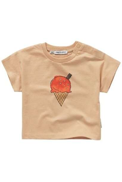 Sproet & Sproet baby t-shirt ice cream sand | shirt