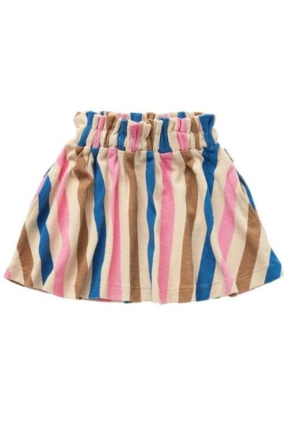 Sproet & Sproet paperbag skirt stripes sesame | rok