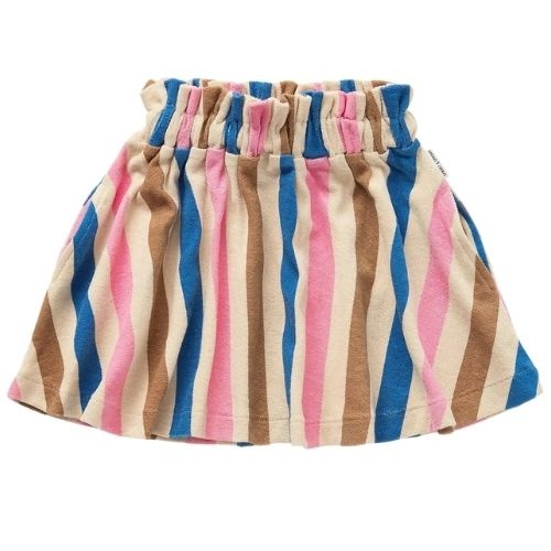 Sproet & Sproet paperbag skirt stripes sesame | rok-1