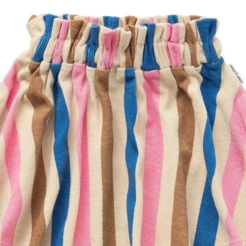 Sproet & Sproet paperbag skirt stripes sesame | rok-4