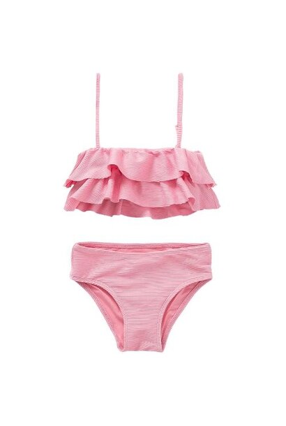 Sproet & Sproet bikini ruffle pink podium pink | zwemkleding