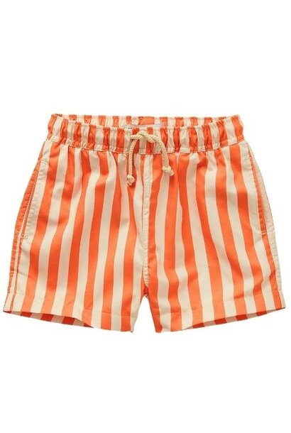 Sproet & Sproet swim shorts stripes sesame | zwembroek