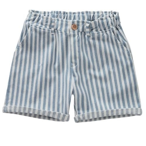 Sproet & Sproet jersey twill chino shorts denim blue | korte broek-1