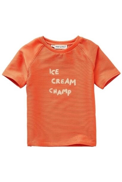 Sproet & Sproet swim t-shirt orange orange sprint | uv shirt