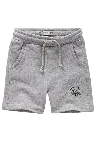 Sproet & Sproet sweatshorts grey melee grey melee | korte broek