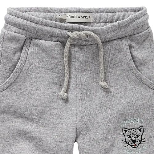 Sproet & Sproet sweatshorts grey melee grey melee | korte broek-4