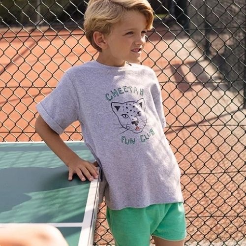 Sproet & Sproet terry sport shorts green jade green | korte broek-2