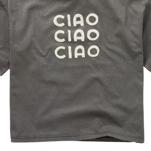 Sproet & Sproet t-shirt ciao washed black | shirt-3