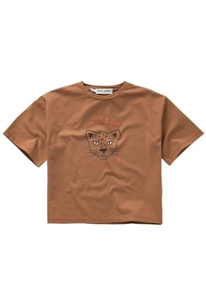 Sproet & Sproet t-shirt cheetah tabacco | shirt