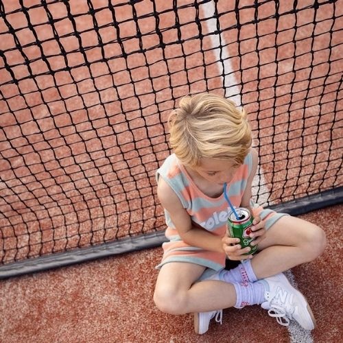 Sproet & Sproet tanktop boys stripes silt green | shirt-3