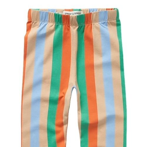 Sproet & Sproet legging multi stripes sand | broek-5
