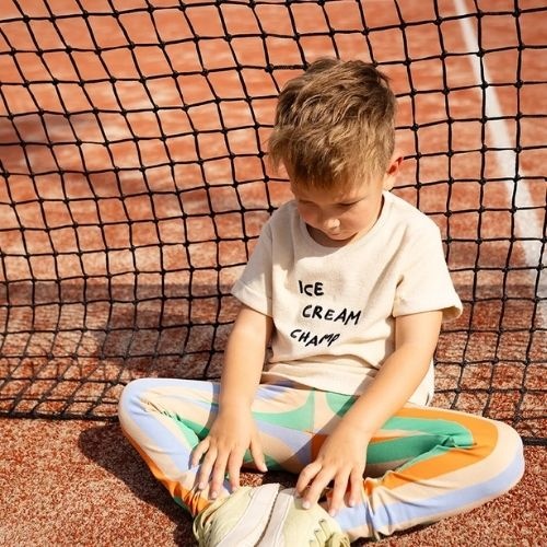 Sproet & Sproet legging multi stripes sand | broek-2