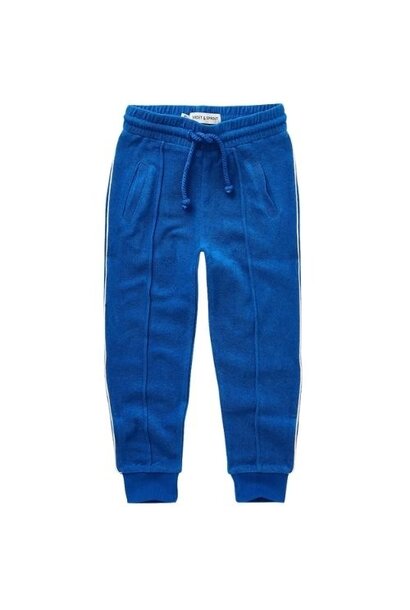 Sproet & Sproet terry track pants sports blue | broek