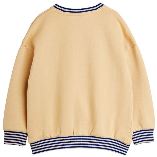 Mini Rodini football chenille sweatshirt beige - trui-5