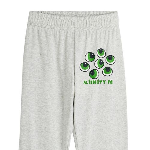 Mini Rodini eyes sp trousers grey melange - broek-2