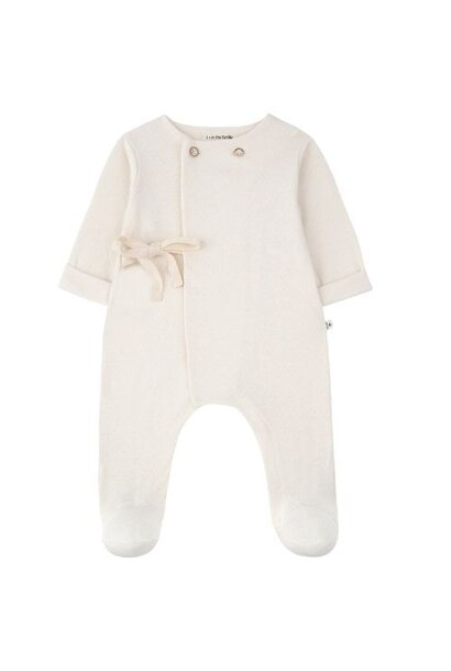 1+ in the family baptiste ecru jumpsuit w/feet - boxpakje