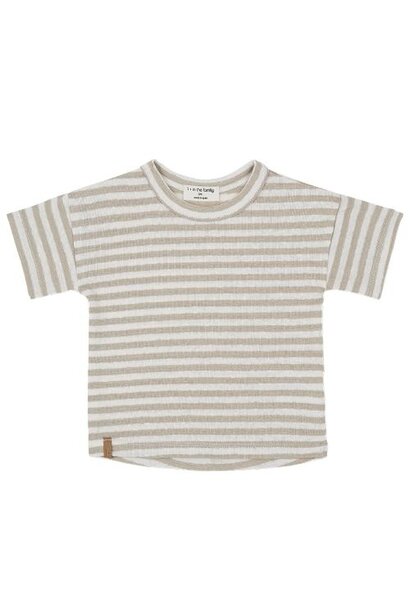 1+ in the family saus beige s.sleeve t-shirt - shirt