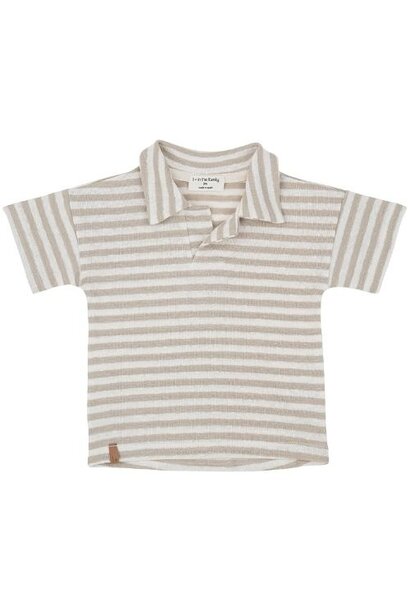 1+ in the family borrassa beige s.sleeve polo - shirt