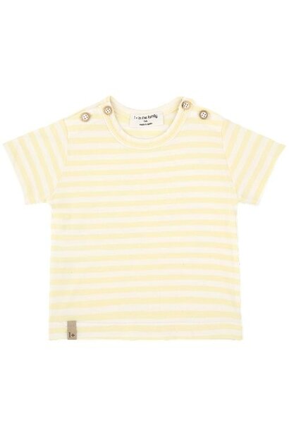 1+ in the family jon pastel-yellow s.sleeve t-shirt - shirt