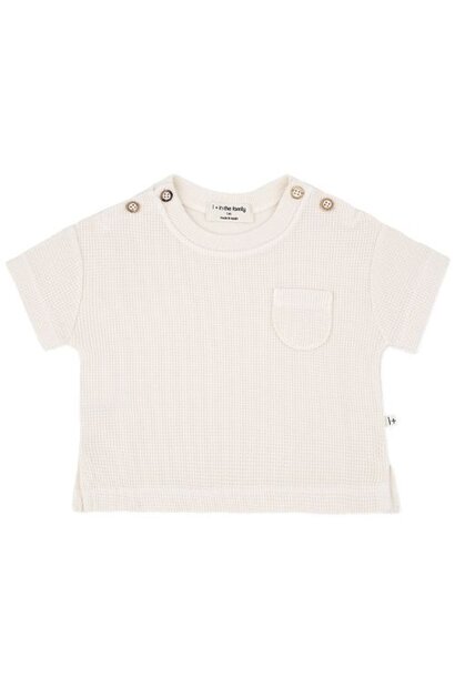 1+ in the family delion ecru s.sleeve t-shirt - shirt