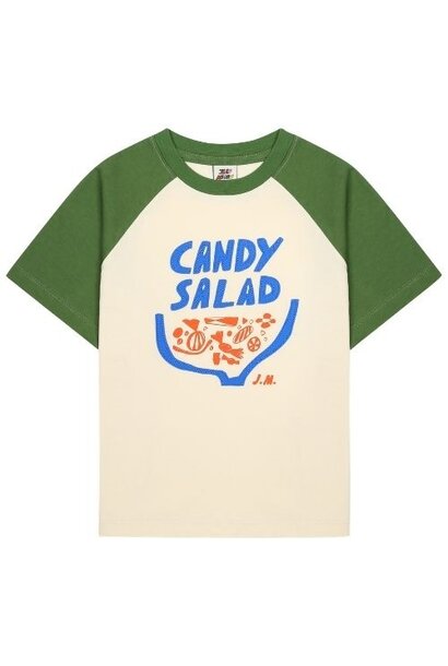Jelly Mallow candy salad applique t-shirt