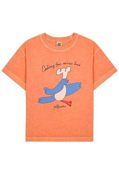Jelly Mallow cooking bird pigment t-shirt
