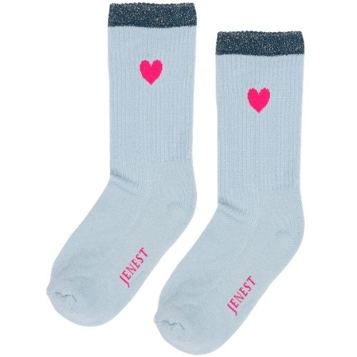 Jenest fancy sport socks waterblue - sokken-1