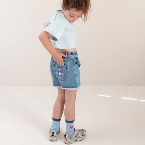 Jenest fancy sport socks waterblue - sokken-3