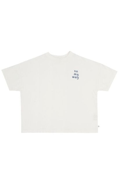 Jenest ben oversized t-shirt off white
