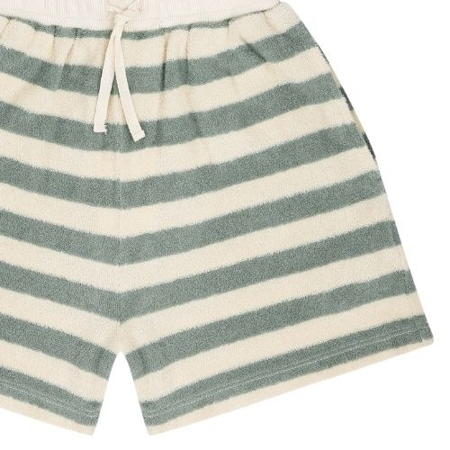 Jenest robin shorts sage green off white stripe - korte broek-6