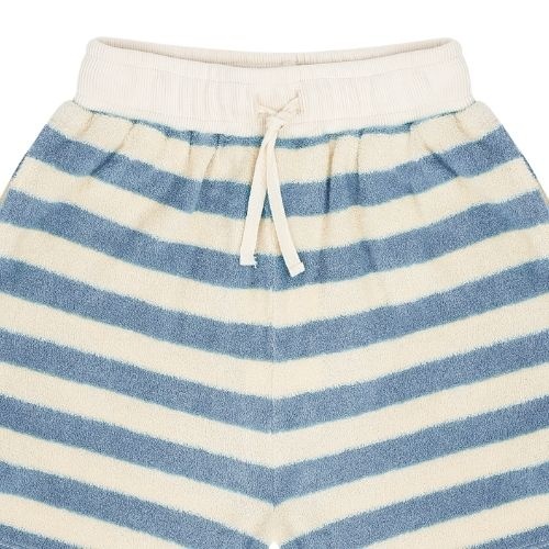 Jenest robin shorts water blue off white stripe - korte broek-2