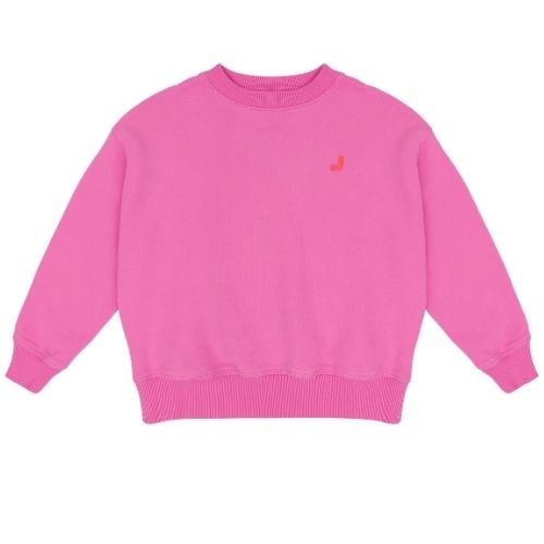 Jenest happy bird sweater fuchsia pink - trui-1