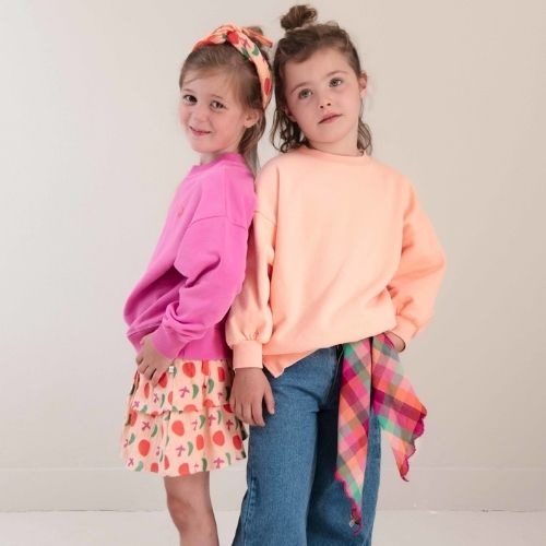 Jenest happy bird sweater fuchsia pink - trui-2