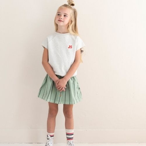 Jenest joey sleeveless sweater grey melange - trui-5