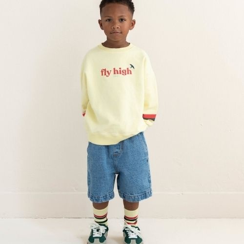 Jenest kai denim shorts medium wash - korte broek-2