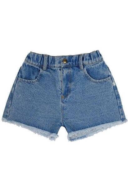 Jenest lilou denim shorts medium wash - korte broek