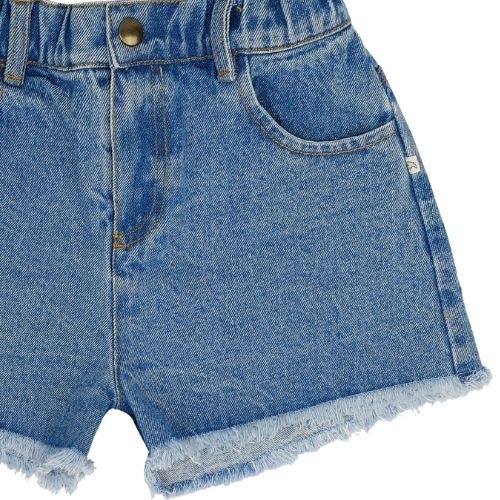 Jenest lilou denim shorts medium wash - korte broek-8